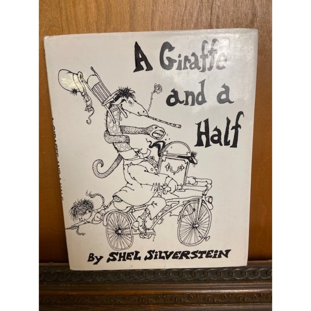A Giraffe and a Half Shel Silverstein 1964 Hardcover Book Dust Jacket Vintage